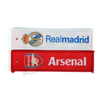 Cadeau promotionnel design personnalisé brodé porte-clés/porte-clés porte-clés