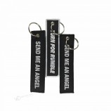 geborduurde sleutelhanger vliegtuig sleutelhanger te koop gezicht veranderende sleutelhanger