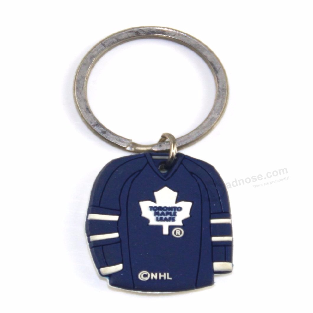 Customize Debossed Logo Promotional PVC Soft Rubber Keychain