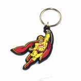 venta al por mayor promocional barato personalizado 3D suave PVC llavero