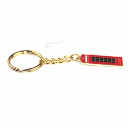 Top promotionele goedkope aangepaste zacht email goud metalen sleutelhanger