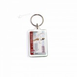 atacado personalizado design exclusivo impressão de plástico chaveiro