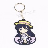 Souvenir de dessin animé sur mesure porte-clés pour cadeaux