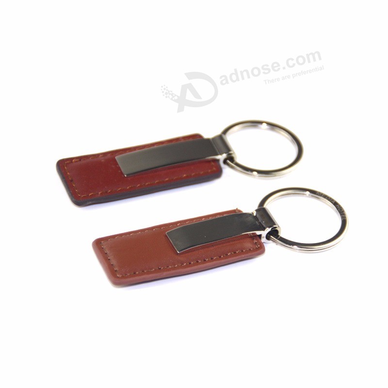 Customized Popular Superior Genuine Leather Keychain