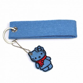 Souvenir publicitaire Logo personnalisé Broderie durable Feutre Porte-clés