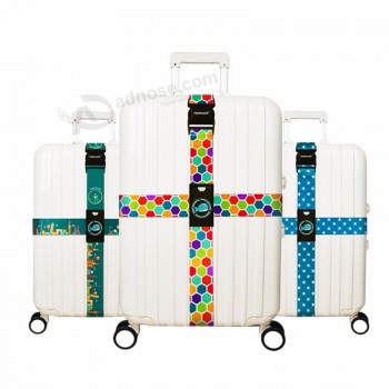 Accessoires de voyage Bande de couverture de bagages Serrure douanière Sangle de cordon