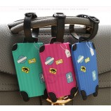 Gepäckanhänger für die Reise Candy Farbe Englisch Brief Gepäck Label Strap Koffer Name ID Adresse Tags Gepäckanhänger