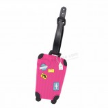 旅行用の荷物タグキャンディーカラー英語の手紙荷物ラベルストラップスーツケース名IDアドレスタグ荷物タグ