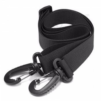 Osmond Sac Accessoires 125CM Sangles de sac Noir Ceintures d’épaule amovibles de remplacement Bandes en nylon Sangle réglable Bretelles de bagages
