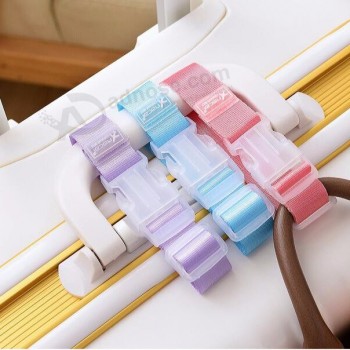 Voyage Hang Belt Anti-perdu Clip Contre Perte Sac Étiquette Fixation Sangle Bagages Valise Sac à dos fixe Cintre Boucle
