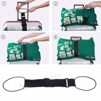 ホット新しい1ピースポータブル強い旅行荷物ストラップスーツケースパッキング固定ベルト調節可能なセキュリティアクセサリー用男性女性