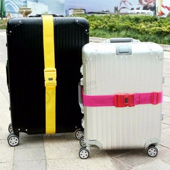 cinturón de alta resistencia paquete de equipaje ultra largo cinturón de embalaje maleta de viaje vendaje correa de bloqueo ajustable 195 * 5 cm