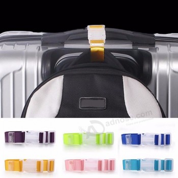 高品質の旅行弾性荷物ストラップ調節可能なストラップ旅行荷物ベルトスーツケースストラップ