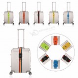 TSA 3桁コンビネーションロック付きシングルベルトロックスーツケースラゲージストラップ