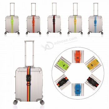 correa de equipaje de maleta con bloqueo de cinturón único con cerradura de combinación de 3 dígitos TSA