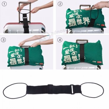 portátil forte viagem bagagem cinta mala de embalagem cinto fixo acessórios de segurança ajustáveis