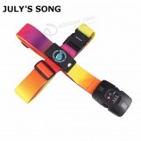 Sangle de bagage Ceinture croisée avec serrure sécurisée TSA Emballage Bande de valise de voyage réglable avec accessoires de voyage