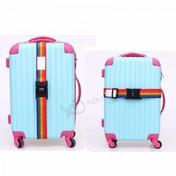 correa de equipaje de viaje bloqueo de contraseña ajustable cinturón de embalaje equipaje seguro bloqueo antirrobo correa de equipaje cinturón de seguridad