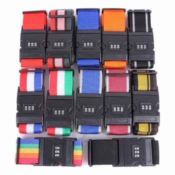 travel luggage belt with lock for travel bag