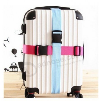 Factoru venda direta cinto de bagagem elástico colorido alça de bagagem