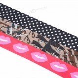 Ceinture d’impression par transfert de chaleur personnalisée en gros, ceinture d’impression en couleur, ceinture cadeau, ceinture à bagages