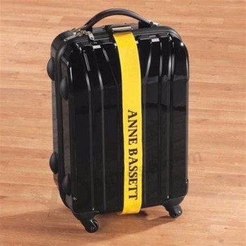 cinturón de equipaje personalizado, correa de equipaje de impresión de transferencia de calor, cinturón de impresión digital,