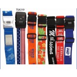 Sangle de valise sur mesure de voyage à l’aéroport de haute qualité, ceinture à bagages