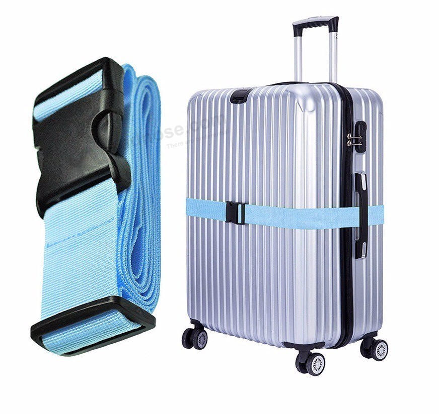 Heat Transfer Printed Logo Luggage Straps Belt, Bag Packing Belt