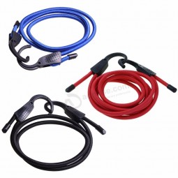 Auto verstellbare elastische Bungee Schock Kordel Gurt Stretch Kunststoff Haken Auto Gepäck Zelt Kajak Boot Kanu Fahrräder Seil Gürtel 1,5 m