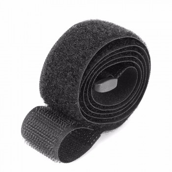 Black Nylon Rope Belt Cargo Luggage Holder Fastener Straps with Self-adhesive Sticker for Motorcycle Car Outdoor Camping Bags
