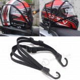 オートバイ用ヘルメット弾性ロープストラップテンショナーフック付き43inch弾性