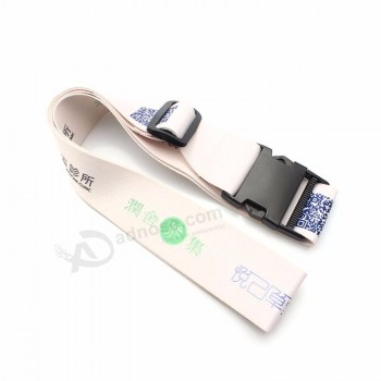 Sangle de bagage personnalisée avec logo imprimé bon marché