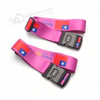 cinturones ajustables correa de equipaje de seguridad personalizada