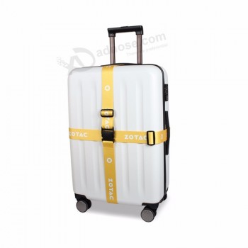 cinto de cinto de bagagem ajustável em poliéster com seu logotipo