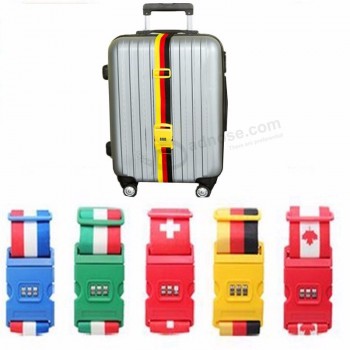 Ceinture à bagages drapeau allemand, cadeau promotionnel Sangles de bagages travelpro