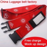 荷物ベルト、荷物ストラップ、プロモーションベルト、旅行スーツケースベルト