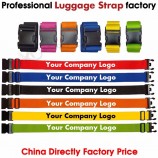 Ceinture de valise avec logo du client, sangle de valise, sangle de valise, ceinture de valise, ceinture de valise de chariot, ceinture en polyester, ceinture cadeau promotionnelle