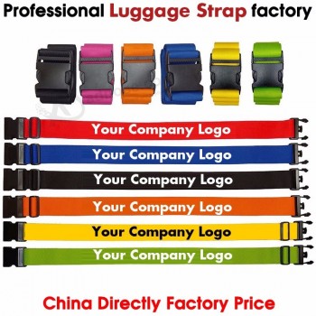 Ceinture de valise avec logo du client, sangle de valise, sangle de valise, ceinture de valise, ceinture de valise de chariot, ceinture en polyester, ceinture cadeau promotionnelle