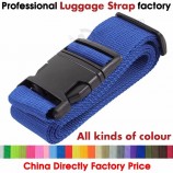 ポリエステル荷物ベルト、スーツケースベルト、Tsaロック付き荷物ベルト、プロモーションギフトtravelpro荷物ストラップ