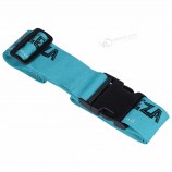 Ceinture à bagages bleue de processus, ceinture à bagages en impression de soie, sangles de bagages promotionnelles travelpro