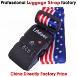 TSAロック荷物ベルト、ナンバーロック荷物ベルト、印刷荷物ベルト、travelpro荷物ストラップ