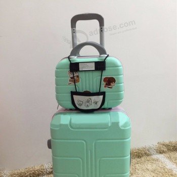 maleta de equipaje de viaje personalizada cinturón de cinta ajustable Añadir una bolsa de transporte de correa