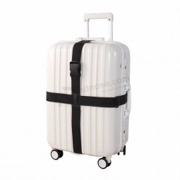 Longues bretelles de bagages croisées avec ceinture de valise croisée réglable Sangle de sac de voyage