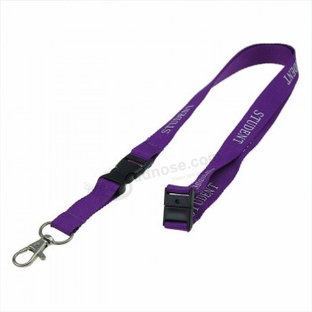 Longe de cou tissée par impression thermo-transfert avec boucle de sécurité