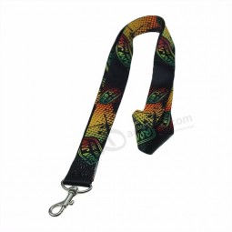 Manufacturer Heat-Transfer Printing Lanyard With Metle Hook