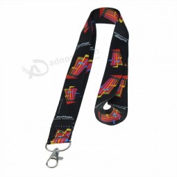 ontwerp uw eigen riem aangepast logo lanyard met metalen haak