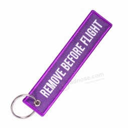 Crew Porte-clés pour l’Aviation Cadeaux OEM Moto Porte-clés llaveros Bagages Crew Tag Stitch Key Ring Chain Bijoux de mode
