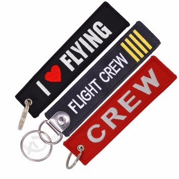 3 TEILE / LOS flugbesatzung keychain luftfahrt geschenke für pilot schlüsselanhänger stickerei keychain keying crew Tag llaveros aviacion schmuck