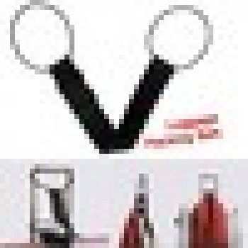 Solide Noir Voyage Nylon Portable Sangle Valise Emballage Ceinture Fixe Réglable Sécurité Accessoires Fournitures Produits