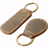 gepersonaliseerde sleutelhanger beste geschenken lederen auto sleutelhanger met logo